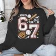 6 Year Old Birthday 67 Trend Baseball Now I’m 6 Next Year 7 Unisex Sweatshirt 6 Year Old Birthday 67 Trend Baseball Now I’m 6 Next Year 7 Unisex Sweatshirt