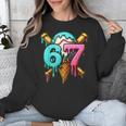 67 Baseball Ice Cream Drip Kids Unisex Sweatshirt