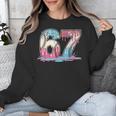 67 Baseball Ice Cream Drip Meme Six Seven Gen Alpha Unisex Sweatshirt