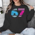 67 Crayon Cool Baseball Crayon 6 7 67 Unisex Sweatshirt