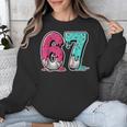 67 Ice Cream Drip Baseball Gen Alpha Slang Six Seven Meme Unisex Sweatshirt