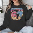 67 Ice Cream Drip Meme Baseball Unisex Sweatshirt