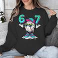 67 Meme Six Seven 6 7 Meme Baseball Drip Unisex Sweatshirt