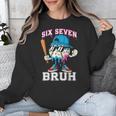67 Six Seven Baseball Ice Cream Drip Number 67 Player Unisex Sweatshirt