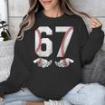 67 Six Seven Number 6 7 Meme Baseball Six Seven For Boys Men Unisex Sweatshirt 67 Six Seven Number 6 7 Meme Baseball Six Seven For Boys Men Unisex Sweatshirt