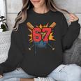 67 Sports Meme – Baseball Bats Number 6 7 Unisex Sweatshirt 67 Sports Meme – Baseball Bats Number 6 7 Unisex Sweatshirt