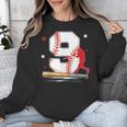 9 Years Old Baseball Birthday Boy 9th Bday Party Unisex Sweatshirt 9 Years Old Baseball Birthday Boy 9th Bday Party Unisex Sweatshirt