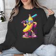 Banana With Baseball Bat Street Baseball Drip Unisex Sweatshirt Banana With Baseball Bat Street Baseball Drip Unisex Sweatshirt