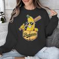 Banana Baseball Fruit Unisex Sweatshirt