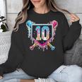 Baseball 10 Year Old Boy Ice Cream Drip 10th Birthday Player Unisex Sweatshirt Baseball 10 Year Old Boy Ice Cream Drip 10th Birthday Player Unisex Sweatshirt