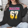 Baseball 6 7 Ice Cream Drip Number 67 Six Seven Meme Unisex Sweatshirt Baseball 6 7 Ice Cream Drip Number 67 Six Seven Meme Unisex Sweatshirt