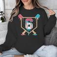 Baseball 6 Year Old Ice Cream Drip 6th Birthday Boys Player Unisex Sweatshirt Baseball 6 Year Old Ice Cream Drip 6th Birthday Boys Player Unisex Sweatshirt