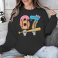 Baseball 67 Ice Cream Drip Skeleton Six Seven Boys Meme Unisex Sweatshirt