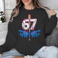 Baseball 67 Six Seven Gen Alpha Meme Drip Unisex Sweatshirt