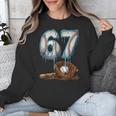 Baseball 67 Six Seven Meme 6-7 Drip Baseball Boys Men Unisex Sweatshirt