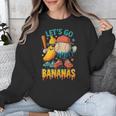 Baseball Banana Sports Drip Art For Kids Unisex Sweatshirt