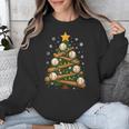 Baseball Bat Christmas Tree Lights Holiday Xmas Unisex Sweatshirt Baseball Bat Christmas Tree Lights Holiday Xmas Unisex Sweatshirt