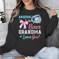 Baseball Or Bows Your Grandma Loves You Gender Reveal Unisex Sweatshirt Baseball Or Bows Your Grandma Loves You Gender Reveal Unisex Sweatshirt