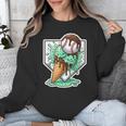 Baseball Boys Ice Cream Drip Baseball Boys Youth Mint Choco Unisex Sweatshirt