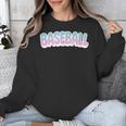 Baseball Bubble Letter Unisex Sweatshirt