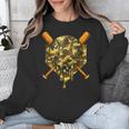 Baseball Camo Boys Ice Cream Youth Baseball Unisex Sweatshirt