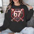 Baseball Candy Cane Drip 6 7 Six Seven Meme Christmas Boys Unisex Sweatshirt Baseball Candy Cane Drip 6 7 Six Seven Meme Christmas Boys Unisex Sweatshirt