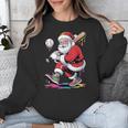 Baseball Christmas Santa Claus Batter Baseball Drip Unisex Sweatshirt Baseball Christmas Santa Claus Batter Baseball Drip Unisex Sweatshirt