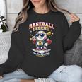 Baseball Cute Youth Ice Cream Valentine Day Sporty Fun Unisex Sweatshirt