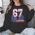 Baseball Drip 67 Meme Six Seven 6-7 Gen Alpha Slang Unisex Sweatshirt Baseball Drip 67 Meme Six Seven 6-7 Gen Alpha Slang Unisex Sweatshirt