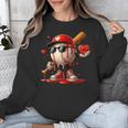Baseball Drip Ice Cream Apparel Youth Boy Valentine Unisex Sweatshirt