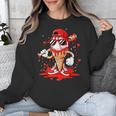 Baseball Drip Ice Cream Apparel Youth Boys Valentines Unisex Sweatshirt Baseball Drip Ice Cream Apparel Youth Boys Valentines Unisex Sweatshirt