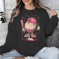 Baseball Drip Ice Cream Breast Cancer Awareness Boys & Girls Unisex Sweatshirt Baseball Drip Ice Cream Breast Cancer Awareness Boys & Girls Unisex Sweatshirt