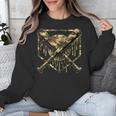 Baseball Drip Ice Cream Camo Home Plate Bats Sports Game Day Unisex Sweatshirt Baseball Drip Ice Cream Camo Home Plate Bats Sports Game Day Unisex Sweatshirt