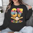 Baseball Drip Ice Cream Number 67 Player Lifestyle Unisex Sweatshirt