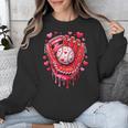 Baseball Drip Ice Cream Sprinkles Valentines Day Baseball Unisex Sweatshirt Baseball Drip Ice Cream Sprinkles Valentines Day Baseball Unisex Sweatshirt