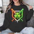 Baseball Drip Ice Cream St Patricks Day Shamrock Unisex Sweatshirt
