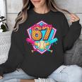Baseball Drip Jersey Number 67 For Players & 67th Birthday Unisex Sweatshirt Baseball Drip Jersey Number 67 For Players & 67th Birthday Unisex Sweatshirt
