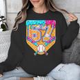 Baseball Drip Number 67 Ice Cream Home Plate Drip Unisex Sweatshirt Baseball Drip Number 67 Ice Cream Home Plate Drip Unisex Sweatshirt