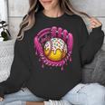 Baseball Drip Pink Glove Respect The Drip Youth Boys Girls Unisex Sweatshirt