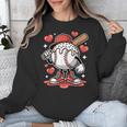 Baseball Drip Valentine Boys Women Men Hearts Sport Love Unisex Sweatshirt Baseball Drip Valentine Boys Women Men Hearts Sport Love Unisex Sweatshirt