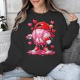 Baseball Drip Valentine Sports Vday Ice Cream Drip Heart Unisex Sweatshirt Baseball Drip Valentine Sports Vday Ice Cream Drip Heart Unisex Sweatshirt