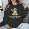 Baseball Frog Saying Batting Retro Artwork Unisex Sweatshirt Baseball Frog Saying Batting Retro Artwork Unisex Sweatshirt
