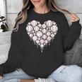 Baseball Heart Drip Valentine's Day Baseball Lover Boys Men Unisex Sweatshirt Baseball Heart Drip Valentine's Day Baseball Lover Boys Men Unisex Sweatshirt
