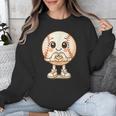 Baseball With Heart Hands Love Cute Baseball Unisex Sweatshirt Baseball With Heart Hands Love Cute Baseball Unisex Sweatshirt