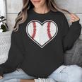 Baseball Heart Love Sport Valentines Day Men Women Boys Kids Unisex Sweatshirt