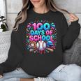 Baseball Ice Cream Drip 100 Days Of School Student Teacher Unisex Sweatshirt Baseball Ice Cream Drip 100 Days Of School Student Teacher Unisex Sweatshirt