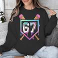 Baseball Ice Cream Drip 67 Player Dabbing Six Seven Boys Unisex Sweatshirt
