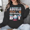 Baseball Ice Cream Drip Abuelo Of The Birthday Boy Unisex Sweatshirt