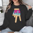 Baseball Ice Cream Drip Home Plate Glove Respect Drip 2 Side Unisex Sweatshirt Baseball Ice Cream Drip Home Plate Glove Respect Drip 2 Side Unisex Sweatshirt