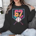 Baseball Ice Cream Drip Number 67 Player 67th Birthday Men Unisex Sweatshirt Baseball Ice Cream Drip Number 67 Player 67th Birthday Men Unisex Sweatshirt